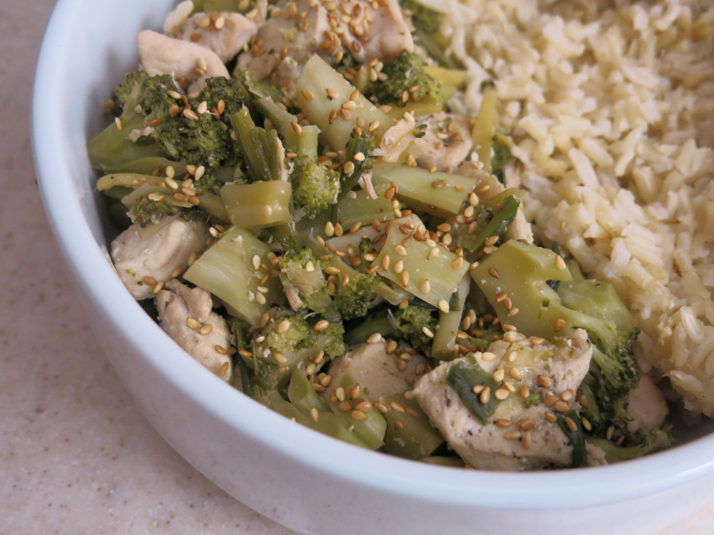 Chicken and broccoli